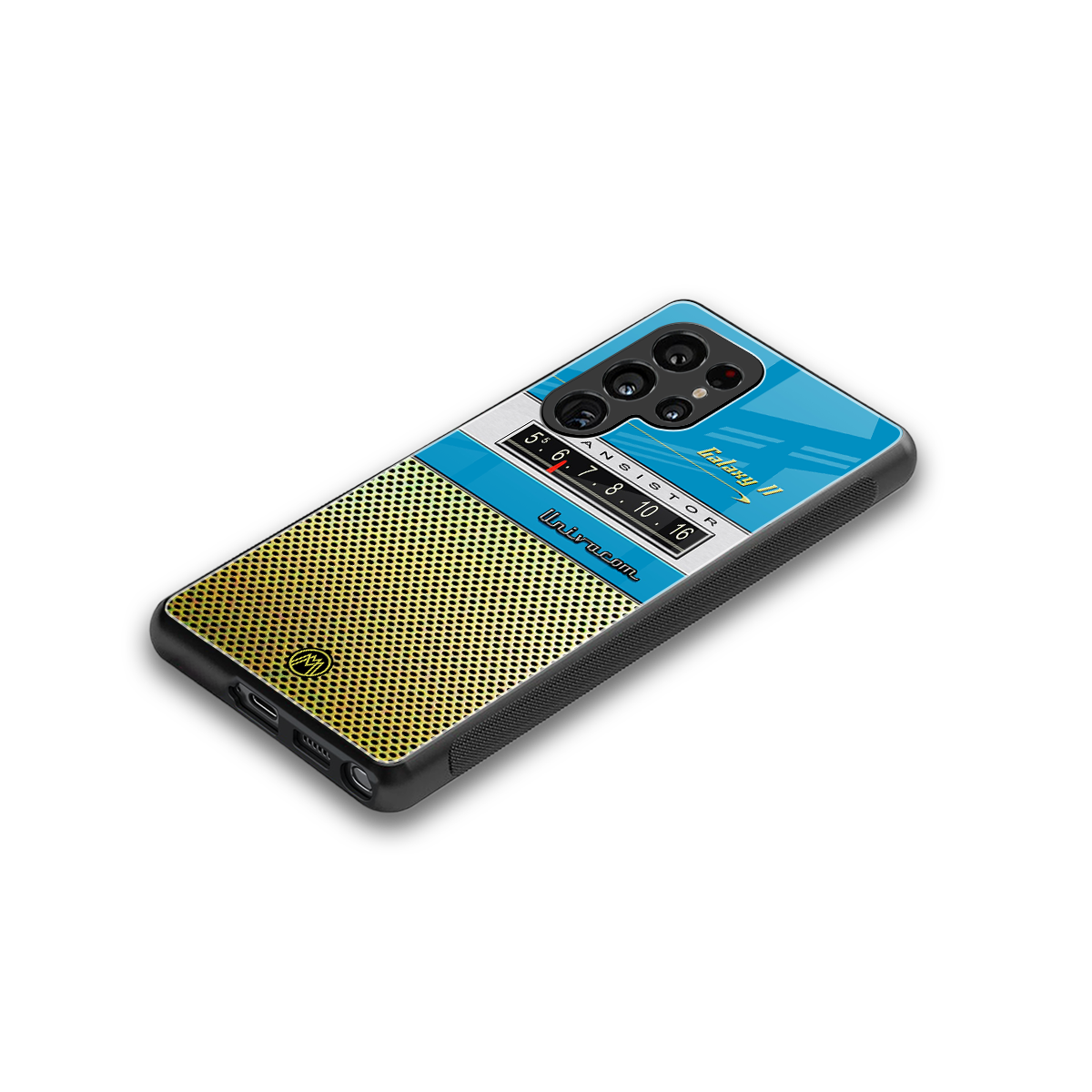 vintage radio back phone cover | glass case for samsung galaxy s25 ultra