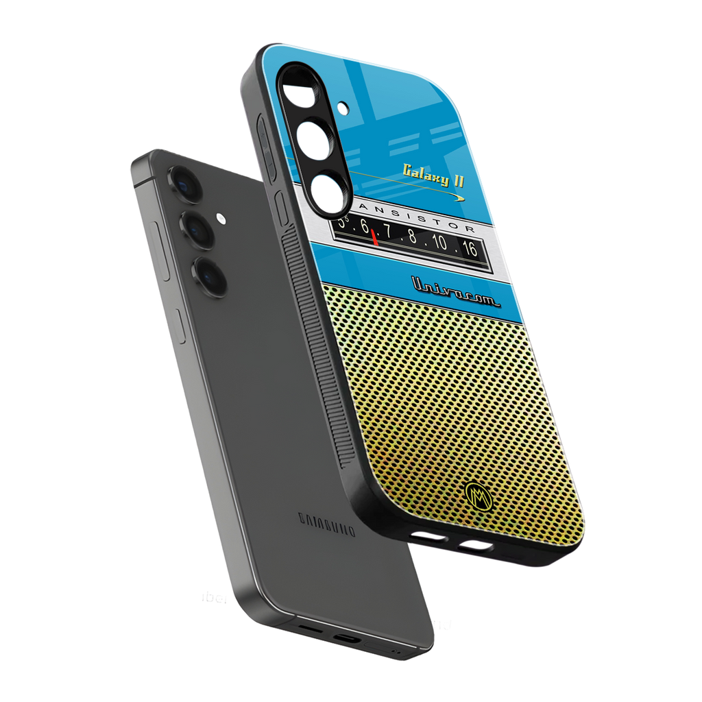 vintage radio back phone cover | glass case for samsung galaxy s24