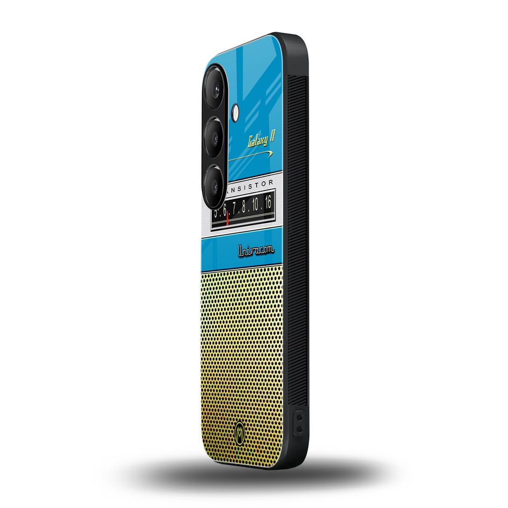 vintage radio back phone cover | glass case for samsung galaxy s24