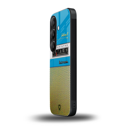 vintage radio back phone cover | glass case for samsung galaxy s23