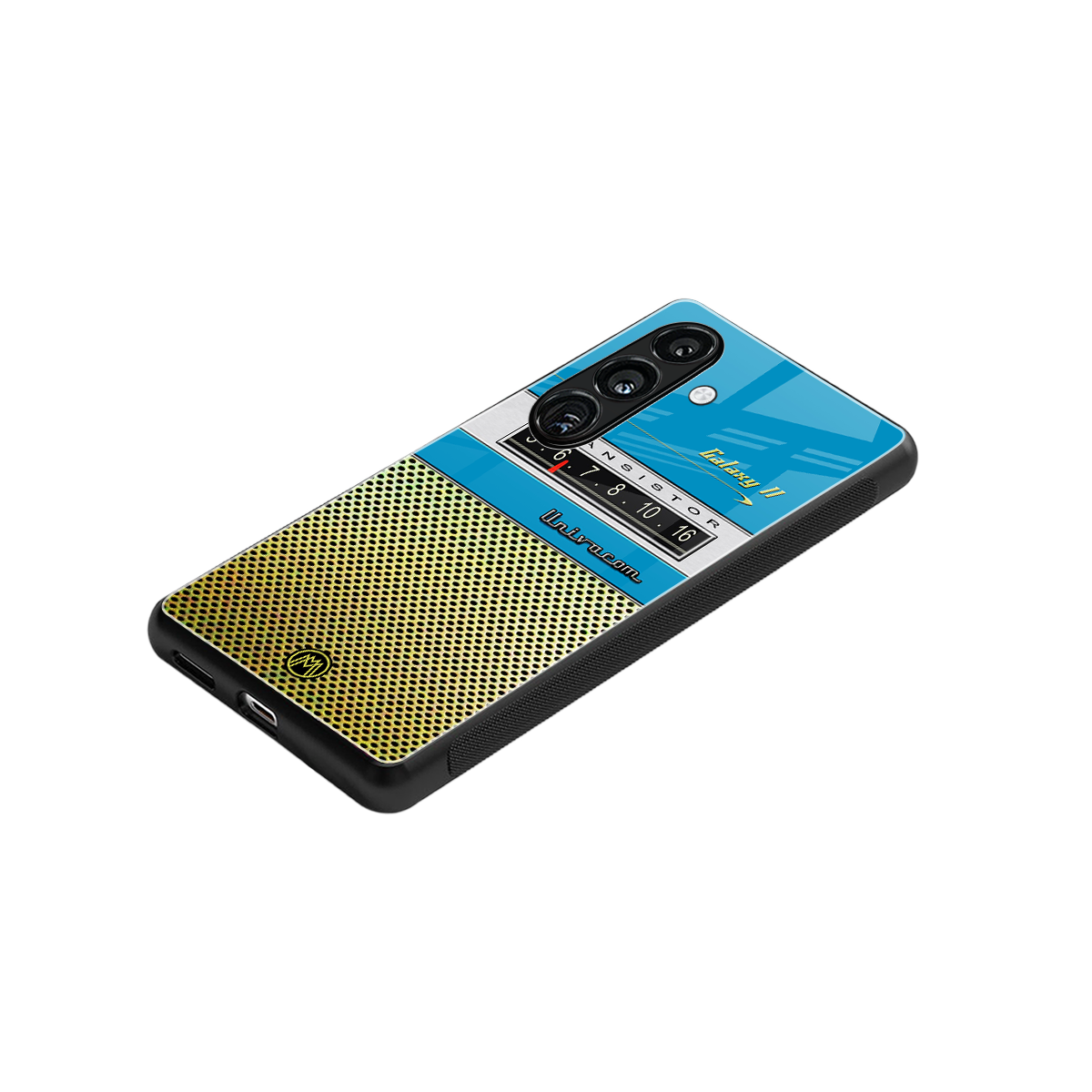 vintage radio back phone cover | glass case for samsung galaxy s25 plus
