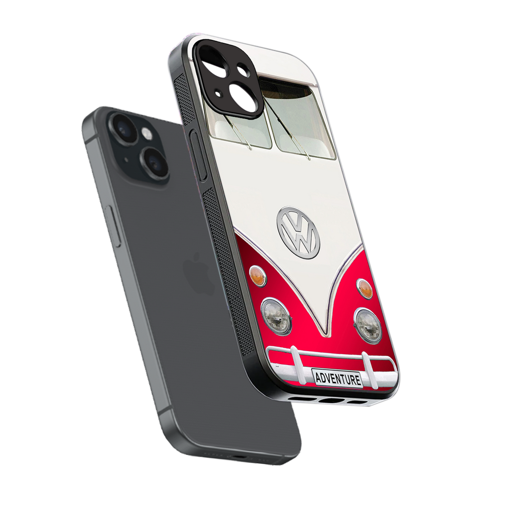 vintage volkswagen back phone cover | glass case for iphone 13