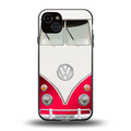 vintage volkswagen back phone cover | glass case for iphone 14 plus