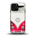vintage volkswagen back phone cover | glass case for iphone 14 pro max