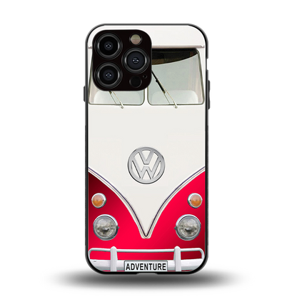 vintage volkswagen back phone cover | glass case for iphone 14 pro max