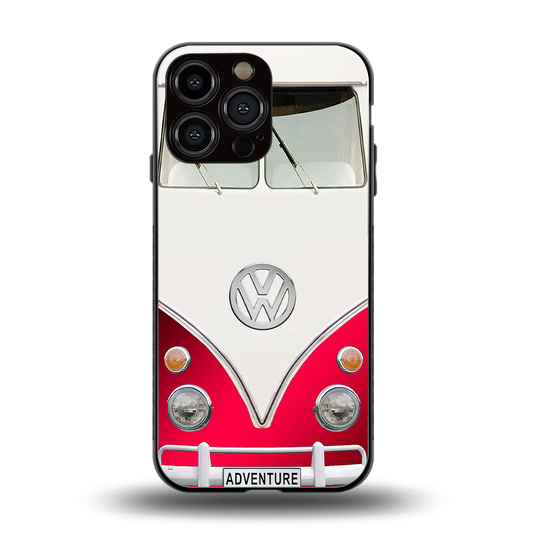 vintage volkswagen back phone cover | glass case for iphone 14 pro max