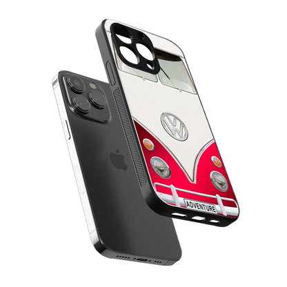 vintage volkswagen back phone cover | glass case for iphone 14 pro max