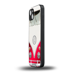 vintage volkswagen back phone cover | glass case for iphone 14