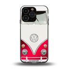 vintage volkswagen back phone cover | glass case for iphone 16 pro