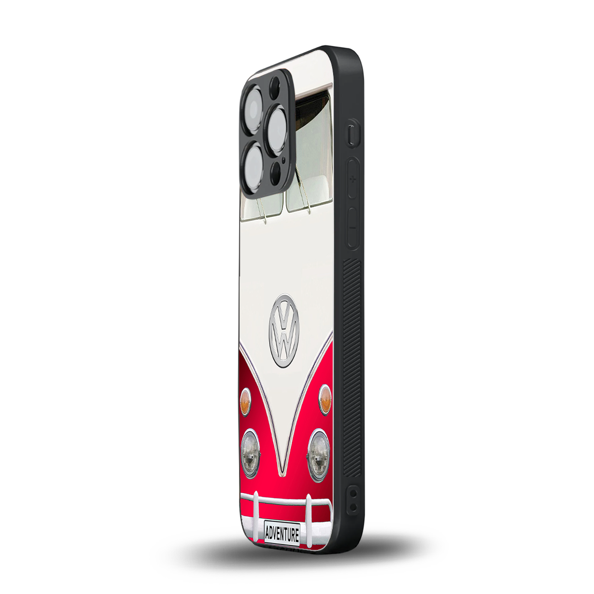 vintage volkswagen back phone cover | glass case for iphone 16 pro
