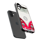 vintage volkswagen back phone cover | glass case for iphone 16