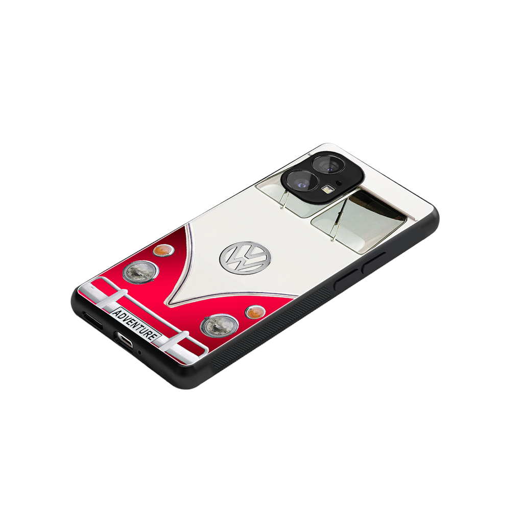 vintage volkswagen back phone cover | glass case for nothing phone 1