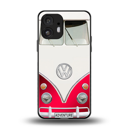 vintage volkswagen back phone cover | glass case for nothing phone 2