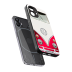 vintage volkswagen back phone cover | glass case for nothing phone 2