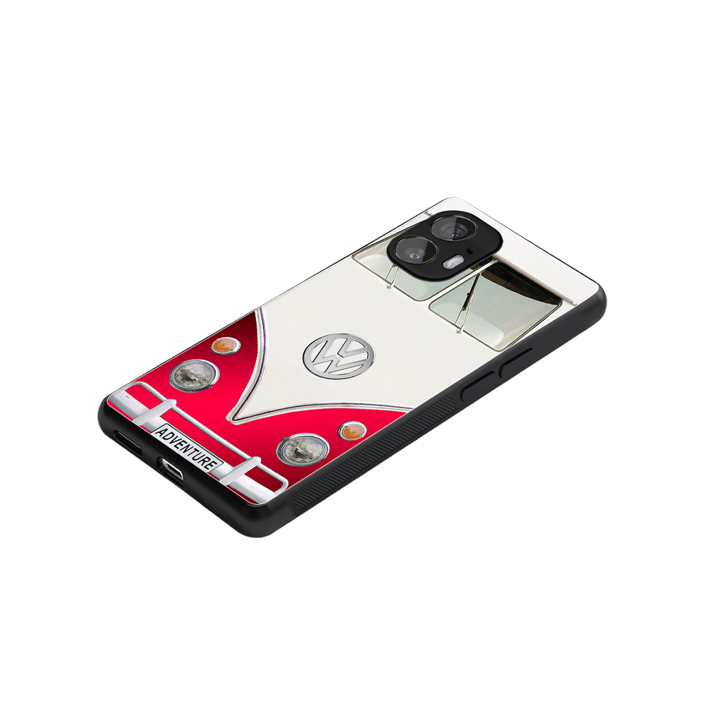 vintage volkswagen back phone cover | glass case for nothing phone 2