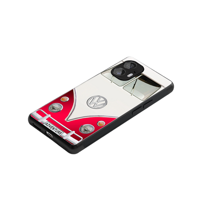vintage volkswagen back phone cover | glass case for nothing phone 2