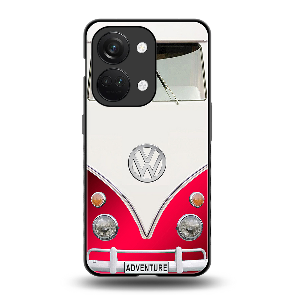 vintage volkswagen back phone cover | glass case for oneplus nord 3