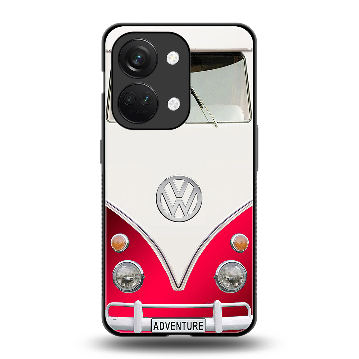 vintage volkswagen back phone cover | glass case for oneplus nord 3