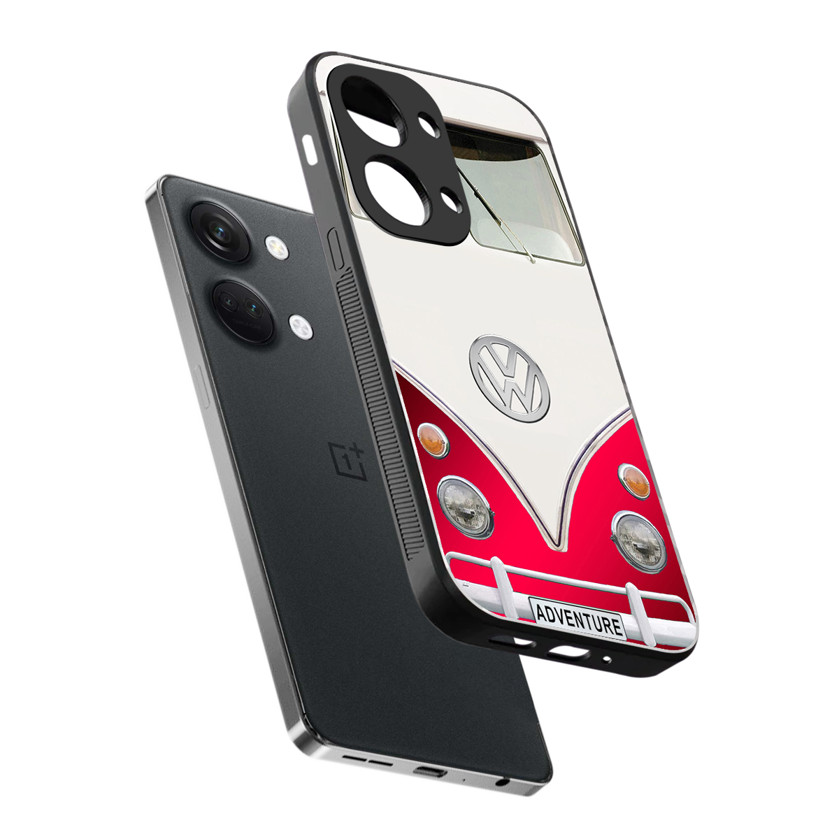 vintage volkswagen back phone cover | glass case for oneplus nord 3