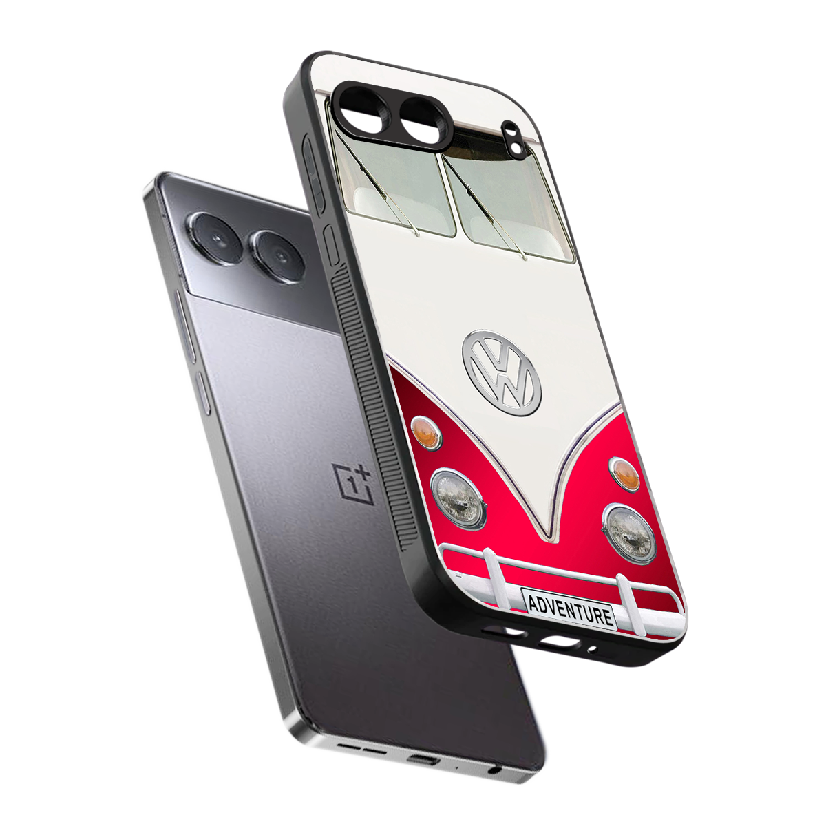 vintage volkswagen back phone cover | glass case for oneplus nord 4