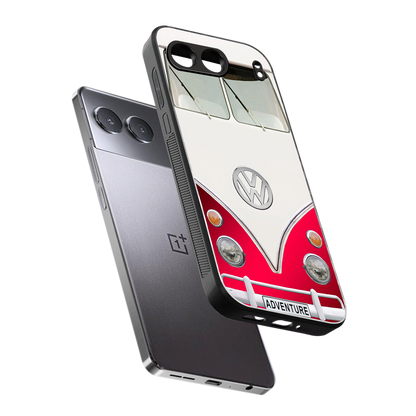 vintage volkswagen back phone cover | glass case for oneplus nord 4
