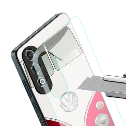 vintage volkswagen back phone cover | glass case for oneplus nord ce 4