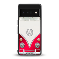 vintage volkswagen back phone cover | glass case for google pixel 6 pro