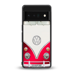 vintage volkswagen back phone cover | glass case for google pixel 6 pro