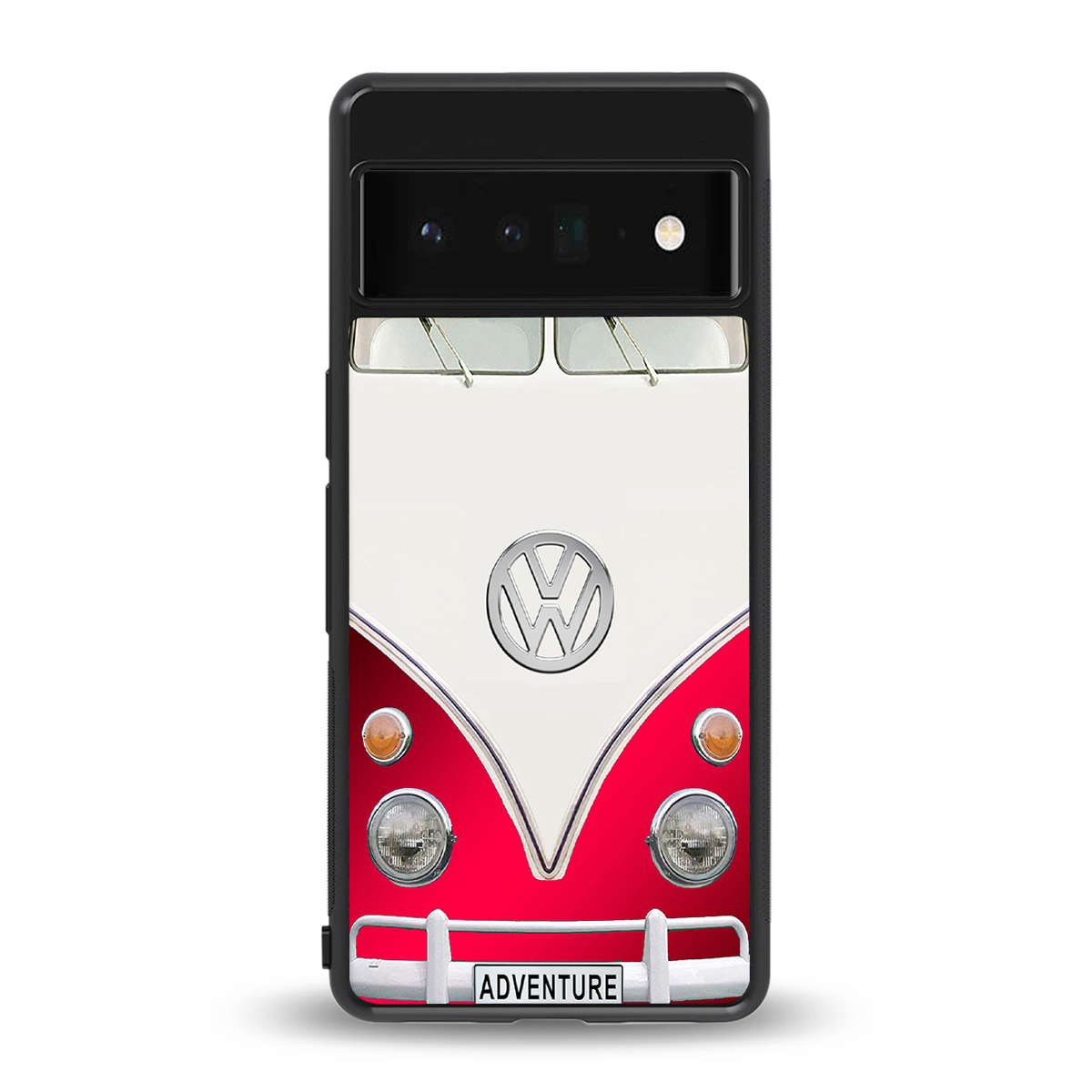 vintage volkswagen back phone cover | glass case for google pixel 6 pro