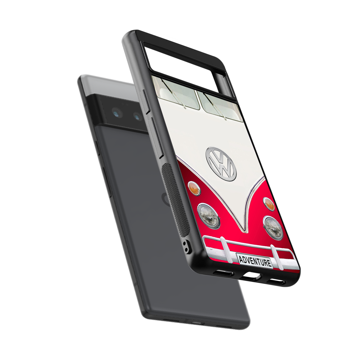vintage volkswagen back phone cover | glass case for google pixel 6 pro