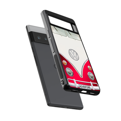 vintage volkswagen back phone cover | glass case for google pixel 6 pro