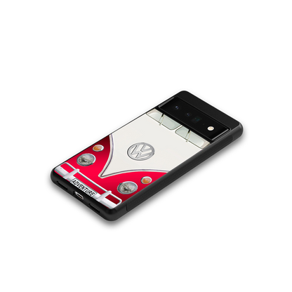 vintage volkswagen back phone cover | glass case for google pixel 6 pro