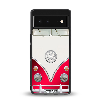 vintage volkswagen back phone cover | glass case for google pixel 6