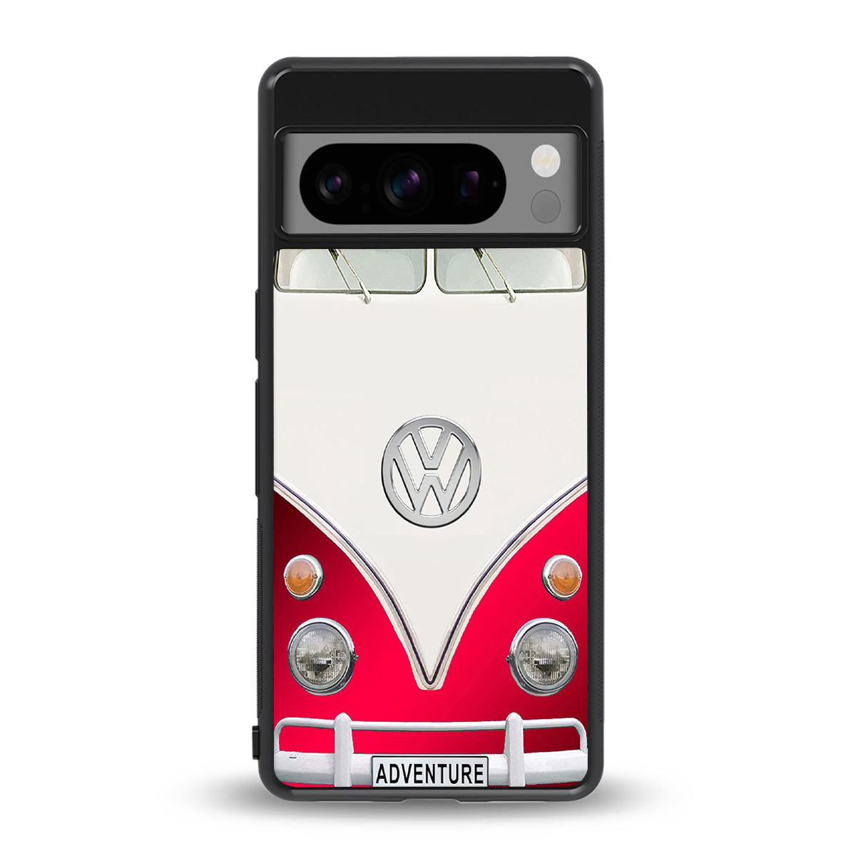 vintage volkswagen back phone cover | glass case for google pixel 8 pro