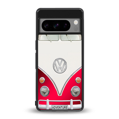 vintage volkswagen back phone cover | glass case for google pixel 8 pro