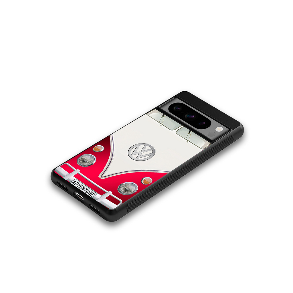 vintage volkswagen back phone cover | glass case for google pixel 8 pro