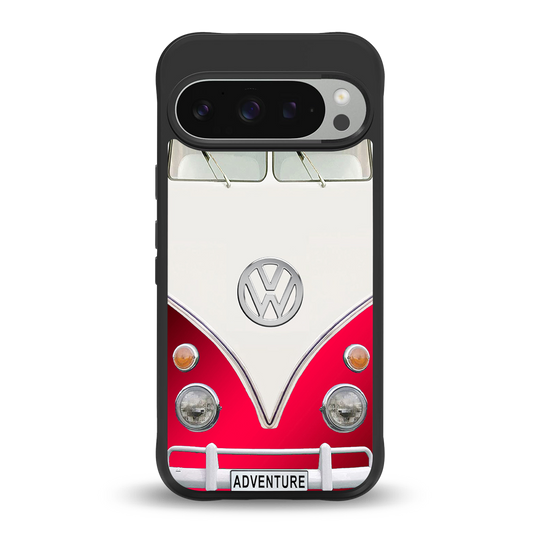 vintage volkswagen back phone cover | glass case for google pixel 9 pro