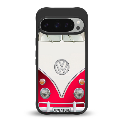 vintage volkswagen back phone cover | glass case for google pixel 9 pro xl