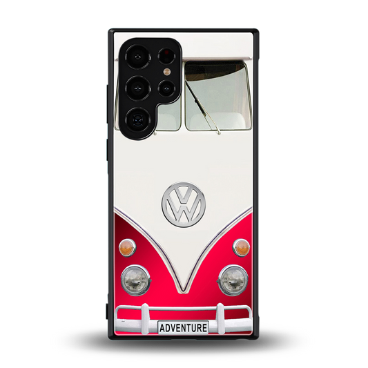 vintage volkswagen back phone cover | glass case for samsung galaxy s23 ultra