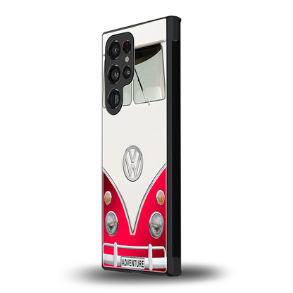 vintage volkswagen back phone cover | glass case for samsung galaxy s23 ultra