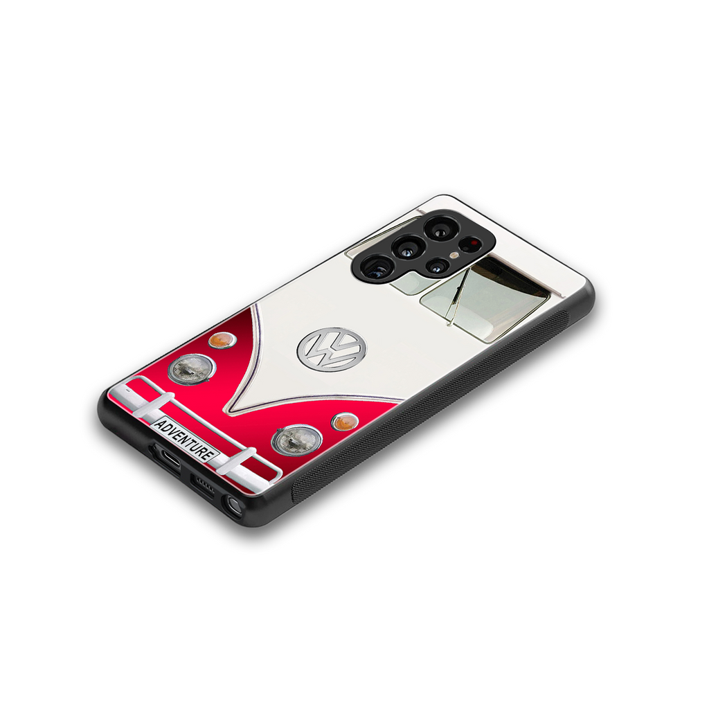 vintage volkswagen back phone cover | glass case for samsung galaxy s25 ultra