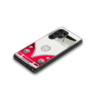 vintage volkswagen back phone cover | glass case for samsung galaxy s25 ultra