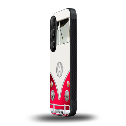 vintage volkswagen back phone cover | glass case for samsung galaxy s23 fe