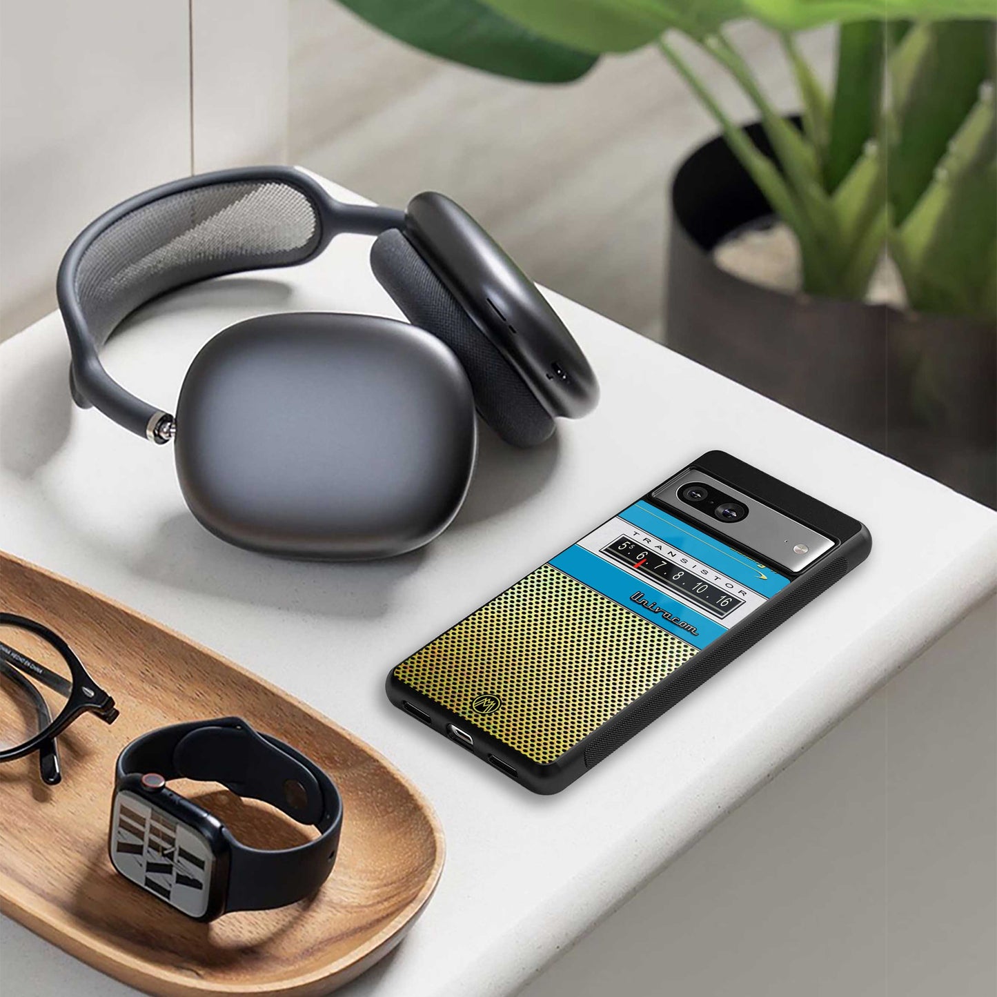 vintage radio back phone cover | glass case for samsung galaxy s23