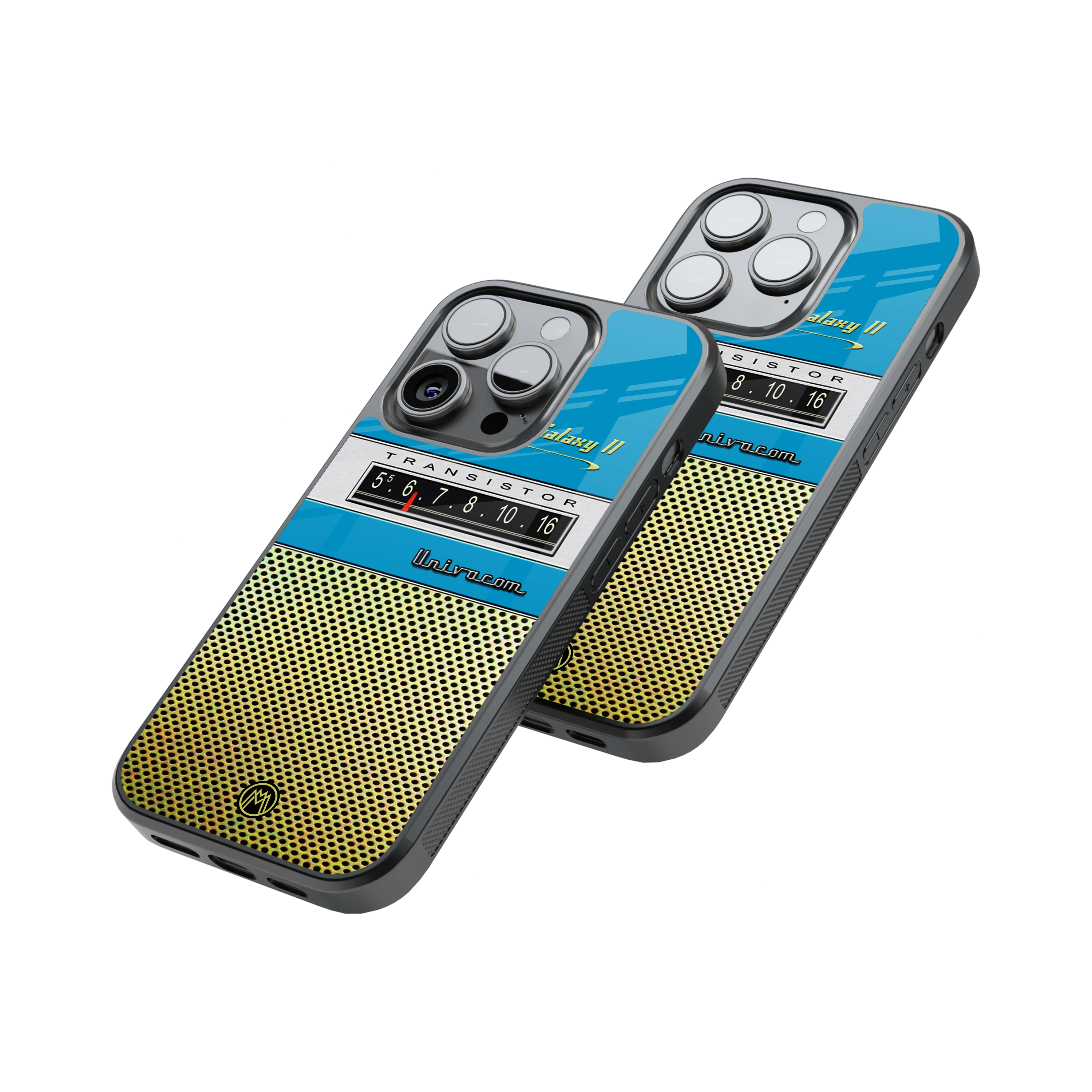 Protective Glass Back Phone Case Compatible with iPhone, Samsung, OnePlus, Pixel & More