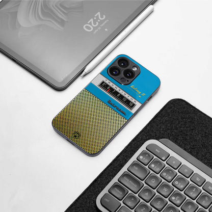 vintage radio back phone cover | glass case for samsung galaxy s23