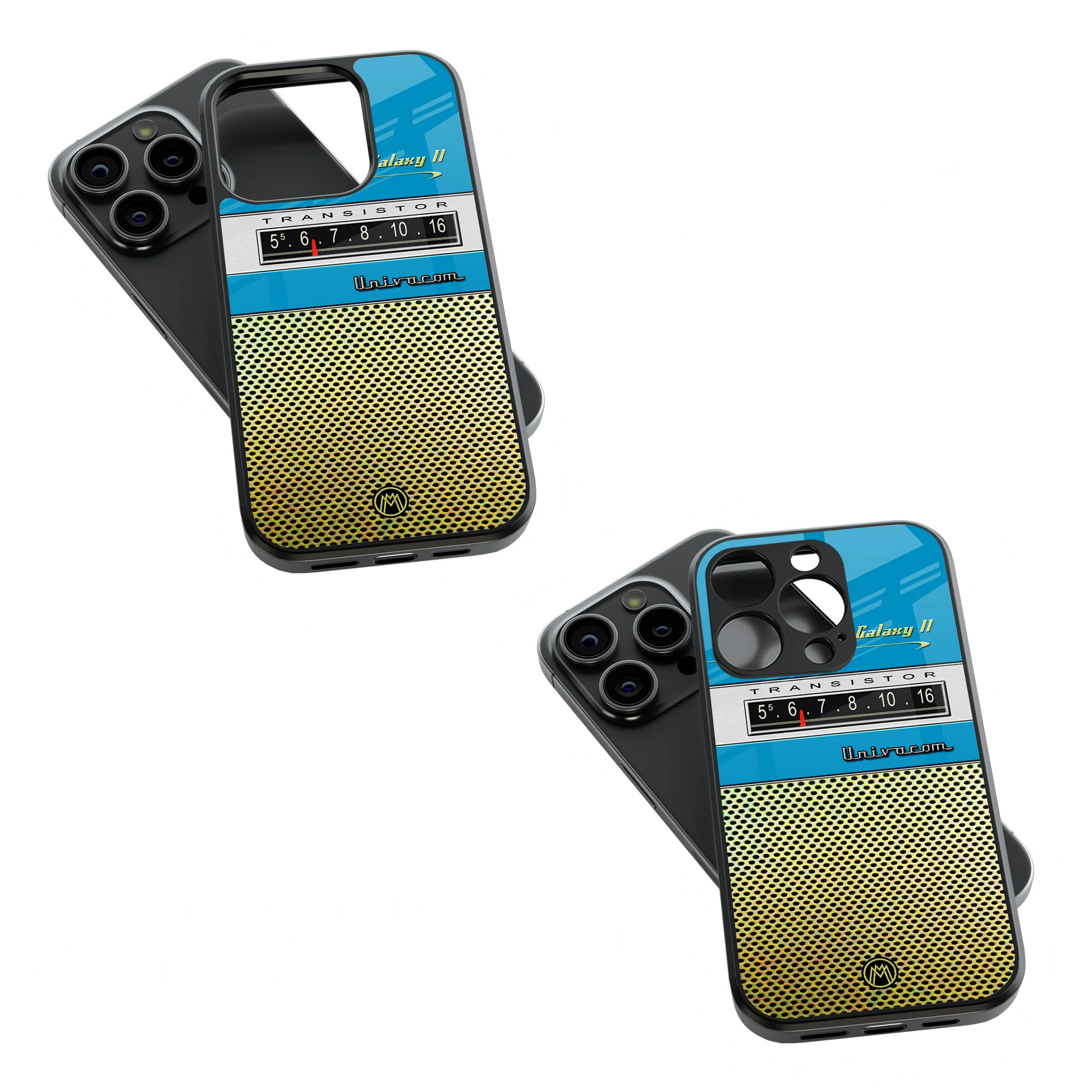 Trendy Glass Back Mobile Case for iPhone, Samsung, Redmi, OnePlus, Google Pixel, Motorola