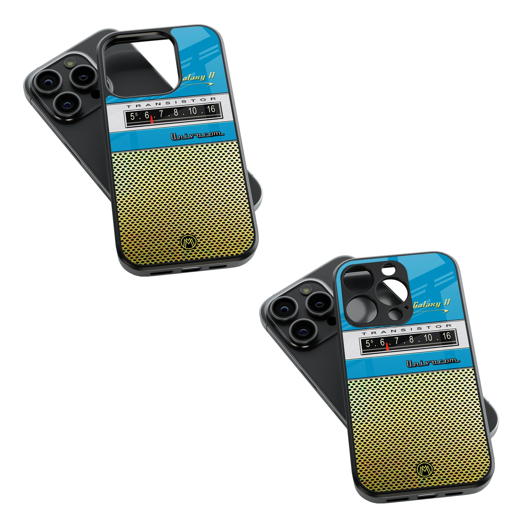 Trendy Glass Back Mobile Case for iPhone, Samsung, Redmi, OnePlus, Google Pixel, Motorola