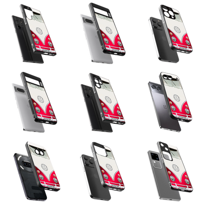 Durable Glass Back Mobile Case for iPhone, Samsung, OnePlus, Google Pixel, Redmi, Vivo, Oppo