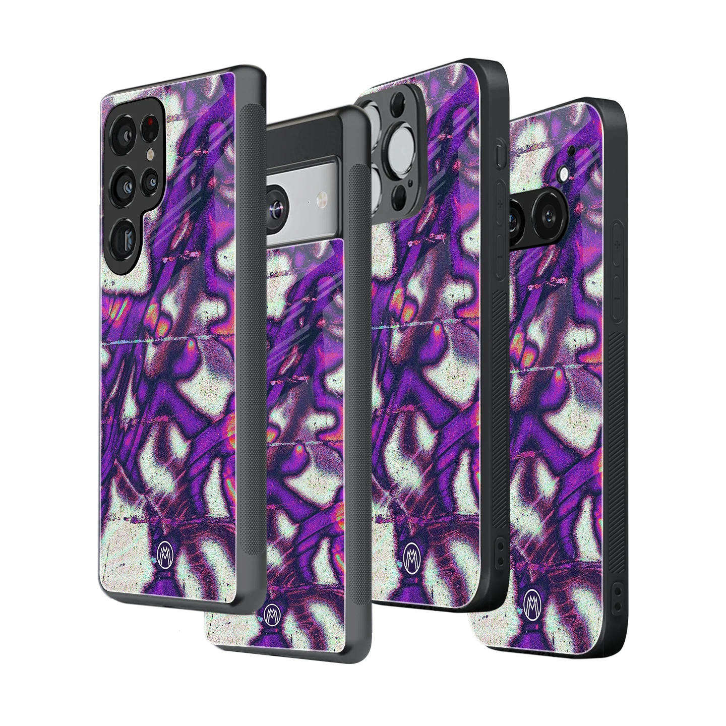 Stylish Glass Back Case for All Smartphones iPhone, Samsung, OnePlus, Pixel, Redmi, Oppo, Vivo, Motorola